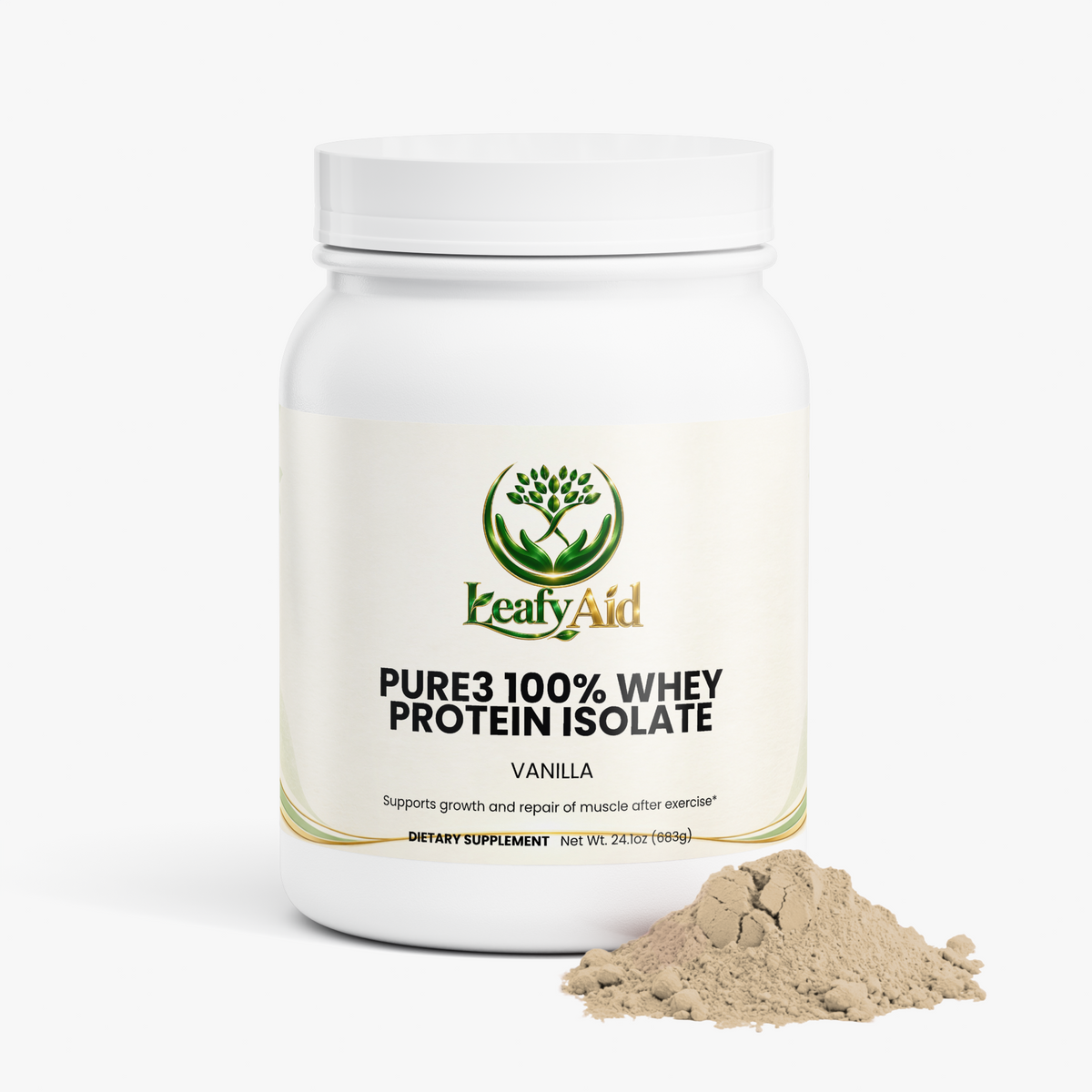 Pure3 100% Whey Protein Isolate (Vanilla)